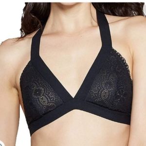 Colsie Black Bralette with T Strap Back Sz…